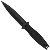 Secret Agent Black-Oxide Coated Fixed Blade Knife