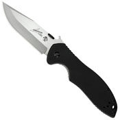 CQC-6K Clip-Point Plain Edge Folding Blade Knife