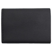 Tri-Fold Leather Chain Wallet