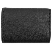 Tri-Fold Soft Leather Chain Wallet