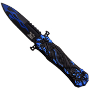 Dark Side Aluminum Handle 3mm Thick Folding Blade Knife