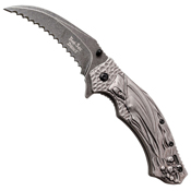 Dark Side Blades Aluminum Handle Folding Knife