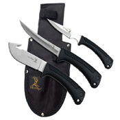 Elk Ridge Fixed Hunting Knife - 3 Pieces Set
