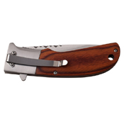 Elk Ridge Stamped Stainless Steel Bolster Folding Knife