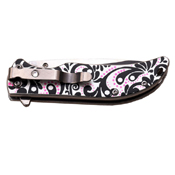 Femme Fatale 3 Inch 3 MM Thick Blade Stainless Steel Folding Knife