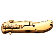 Masters Collection 3D Sculpted Mermaid Art Folding Knife