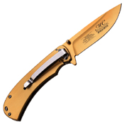 Masters Collection Laser Etch Artwork Folding Blade Knife