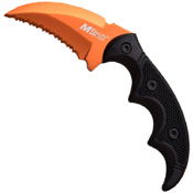 MTech USA Hawkbill Serrated Blade Fixed Knife w/ Sheath