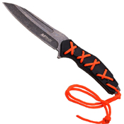 MTech USA Stonewash Blade Fixed Knife w/ Sheath