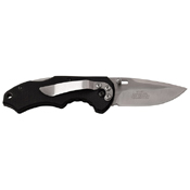 MTech USA Stainless Steel Blade Folding Knife w/ Silver Pocket Clip