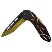 MTech USA 3.5 Inch Electro Plated Blade Folding Knife