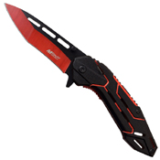 MTech USA 3.5 Inch Electro Plated Blade Folding Knife