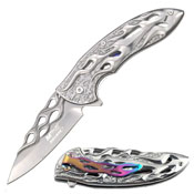 Mtech USA Chrome Folding Knife