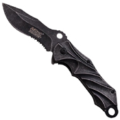 MTech USA A888 Stainless Steel Handle Folding Knife