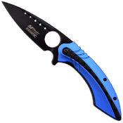 MTech USA Dual Tone Stainless Blade Anodized Handle Folding Knife
