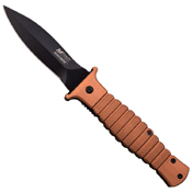 MTech USA 4.5 Inch Closed Black Finished Blade Folding Knife