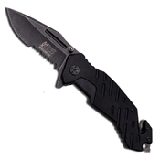 Mtech USA Xtreme 4.75 Inch Black Spring Assisted Folding Knife