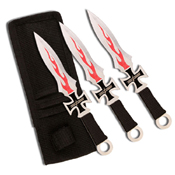 Perfect Point PP-020-3 Throwing Knife Set 7 Inch Overall