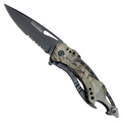 Tac-Force Half Serrated Blade Folding Knife