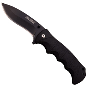 Tac Force Rubberized ABS Handle Folding Knife