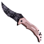Tac-Force Skull Camo Blade Folding Knife