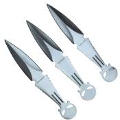Punisher Skull Head 6.5' Throwing Knife Set w/Sheath