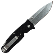 OKC Dozier Strike Black Handle Folding Knife