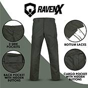 Raven X RipstopOps Button Fly BDU/Cargo Pants