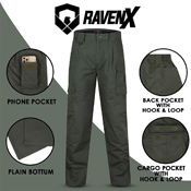 Raven X RipstopOps Mens Tactical Pants