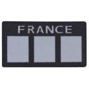 France Flag Laser Cut Reflective Patch