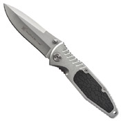 Smith & Wesson SW-CH0015 Linerlock Drop Point Blade with Insertable Aluminum Handle with Pocket Clip