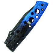 Smith & Wesson Blue-Black Extreme Ops Knife - Half Serrated Edge