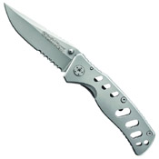 Smith & Wesson Steel Extreme Ops Knife - Half Serrated Edge