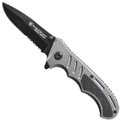 Smith & Wesson Liner Lock Half Serrated Edge Folding Blade Knife