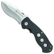 Smith & Wesson Liner Lock Folding Knife - Half Serrated Edge
