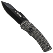 Schrade MAGIC Dual Action Assisted Opening 3.47 Inch Black Drop Point Folding Knife