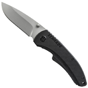 Schrade SCH101L Large Liner Lock Drop Point Blade Folding Knife