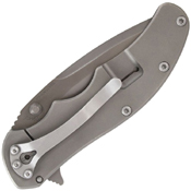 Schrade Drop Point D2 Steel Blade Titanium Handle