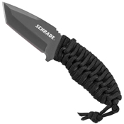 Schrade Full Tang Titanium Coated Tanto Blade Fixed Neck Knife