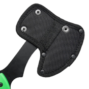 Schrade Outdoor SCP17-36 Black and Green Handle Axe