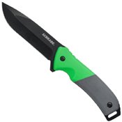 Schrade 3 Piece Black & Green Outdoor Fixed Blade/Folder/Axe Set