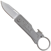 KeyTron Stainless Steel Handle Folding Knife