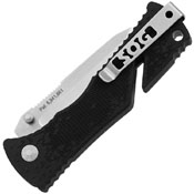 Black TiNi Trident Mini Straight Tanto Knife