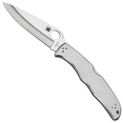 Spyderco Endura 4 Stainless Steel Satin Handle Folding Knife