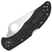 Spyderco Delica 4 Black FRN Handle Folding Blade Knife