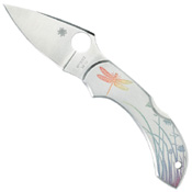 Spyderco Dragonfly Stainless Steel Handle Folding Knife