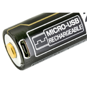 Tenergy Li-ion 18650 2600mAh W/ Micro-USB Charging Port 2-Pack