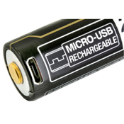Tenergy Li-ion 18650 3500mAh W/ Micro-USB Charging Port 2-Pack