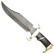 Gil Hibben 2011 Limited Gold and Damascus Edition Eclipse Bowie Knife