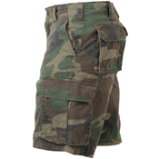 Vintage Camo Paratrooper Cargo Shorts